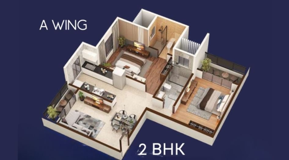 ZEE-Sadguru-Floor-Plan-2 BHK